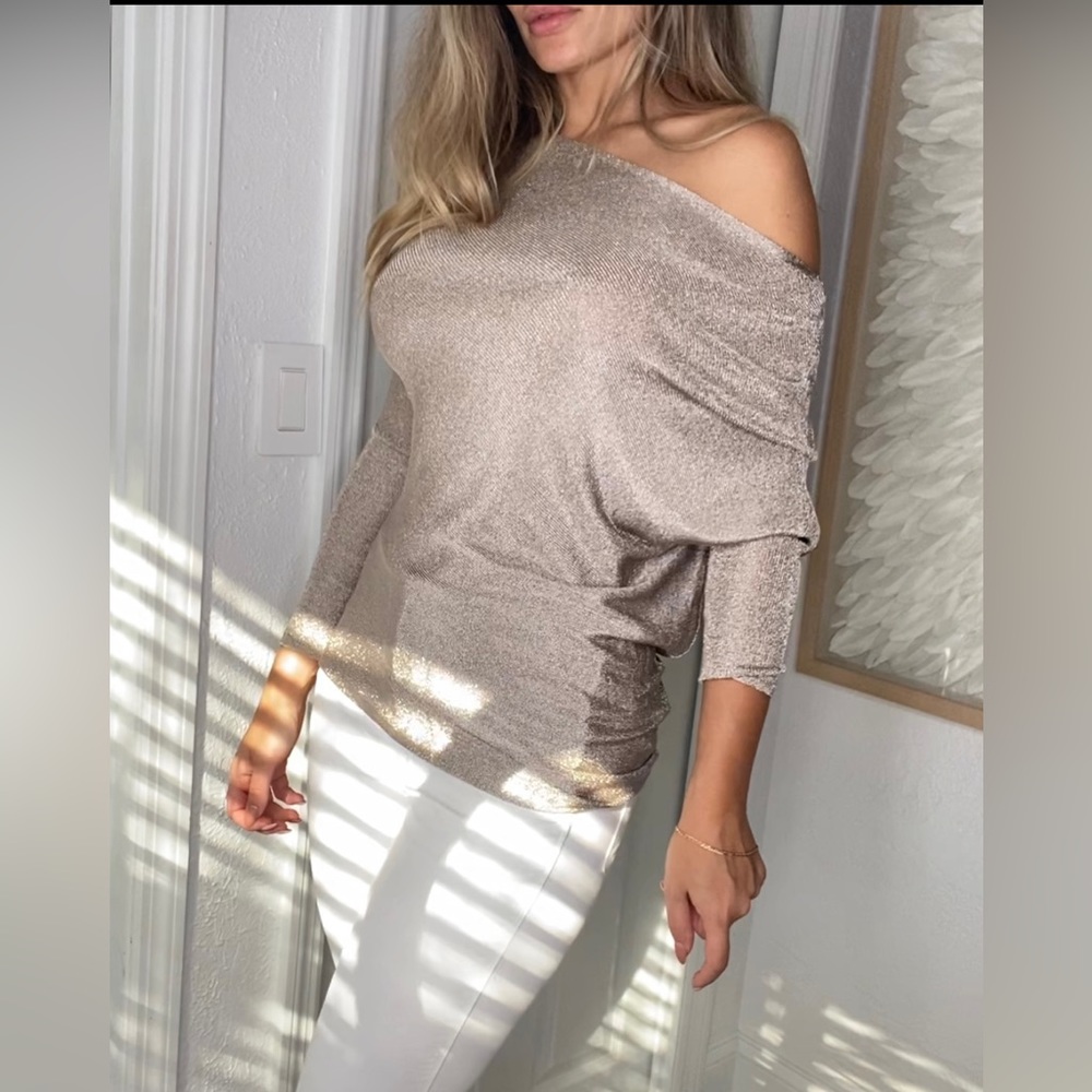 ‼️SOLD‼️Reiss  Metallic Sweater